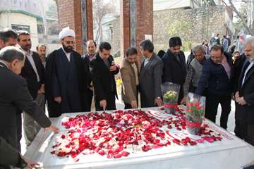 مراسم سالگرد تدفین شهدای گمنام دانشگاه 